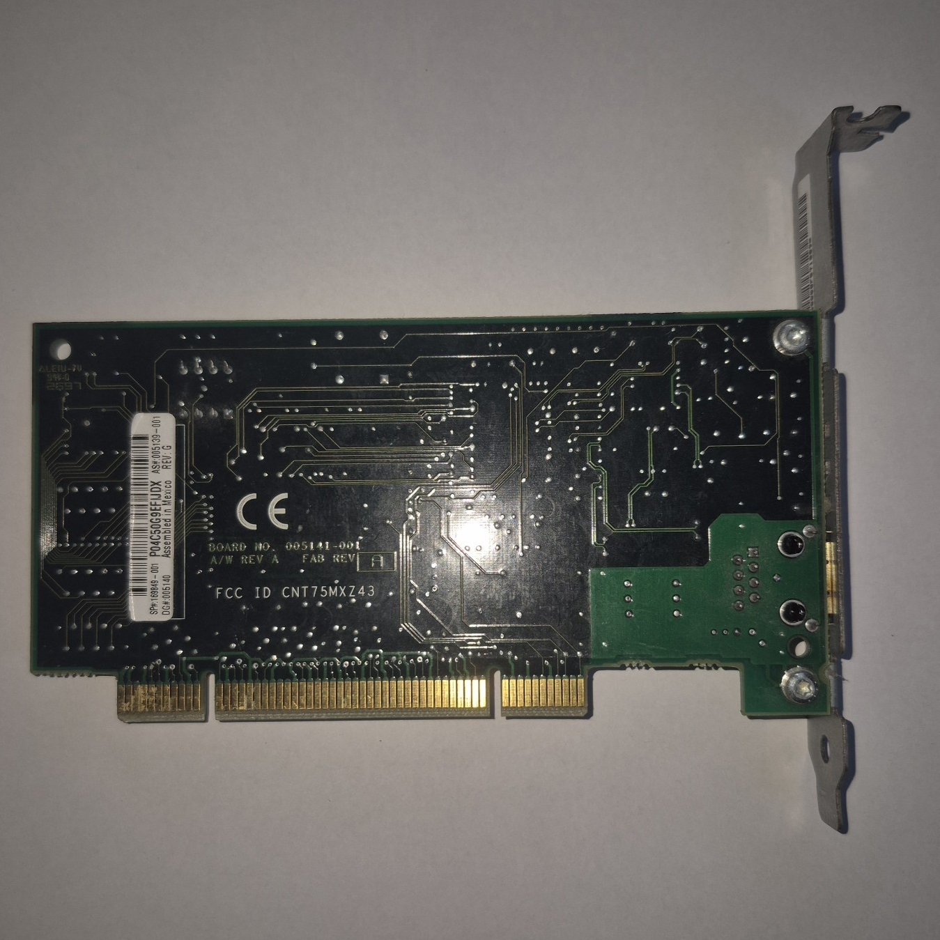 Compaq Ethernet 10/100 TX PCI Wired NIC RJ-45 100 Mbps IEEE 802.3 169849