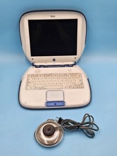 Apple iBook G3 Clamshell Blueberry computer portatile vintage M6411 - solo per parti di ricambio o riparazione