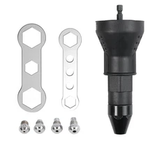 ELECTRIC RIVET NUT GUN ADAPTER CORDLESS RIVETING TOOL INSERT NUT DRILL TOOL KIT
