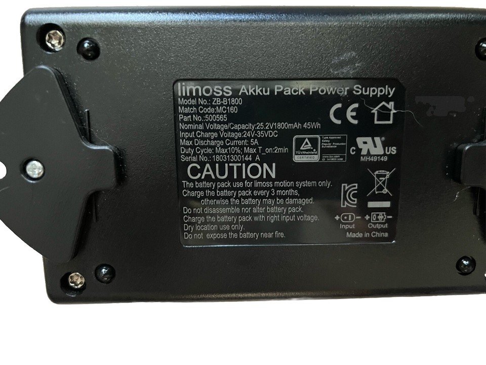 Limoss AkkuPack Rechargeable Battery Kit for Reclining Furniture ZB