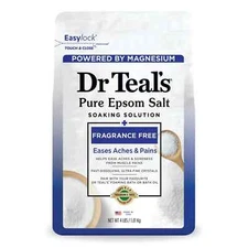 Dr Teal’s Epsom Salt Soaking Solution, Magnesium Sulfate Crystals