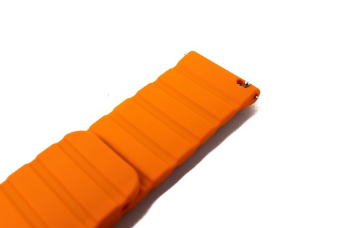 Bracelet 22 MM Silicone Magnetic for Samsung Galaxy Watch 5 4 IN Orange - Zdjęcie 5 z 5