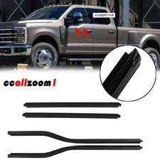 For Ford F250 F350 F450 4Pcs Weatherstrip Window Moulding Trim Seal Belt Set USA
