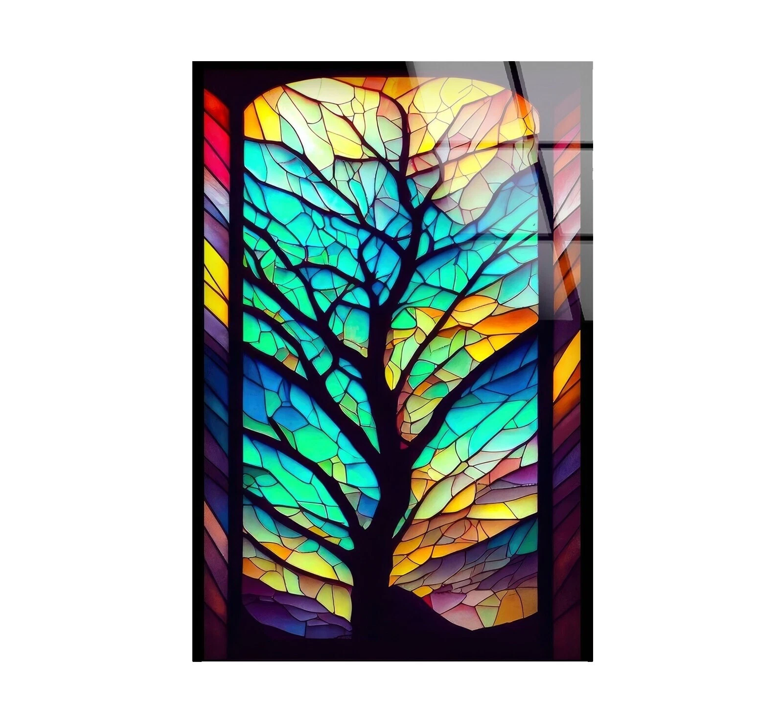 Arte en vidrio afiches y grabados de decoración para el Hogar