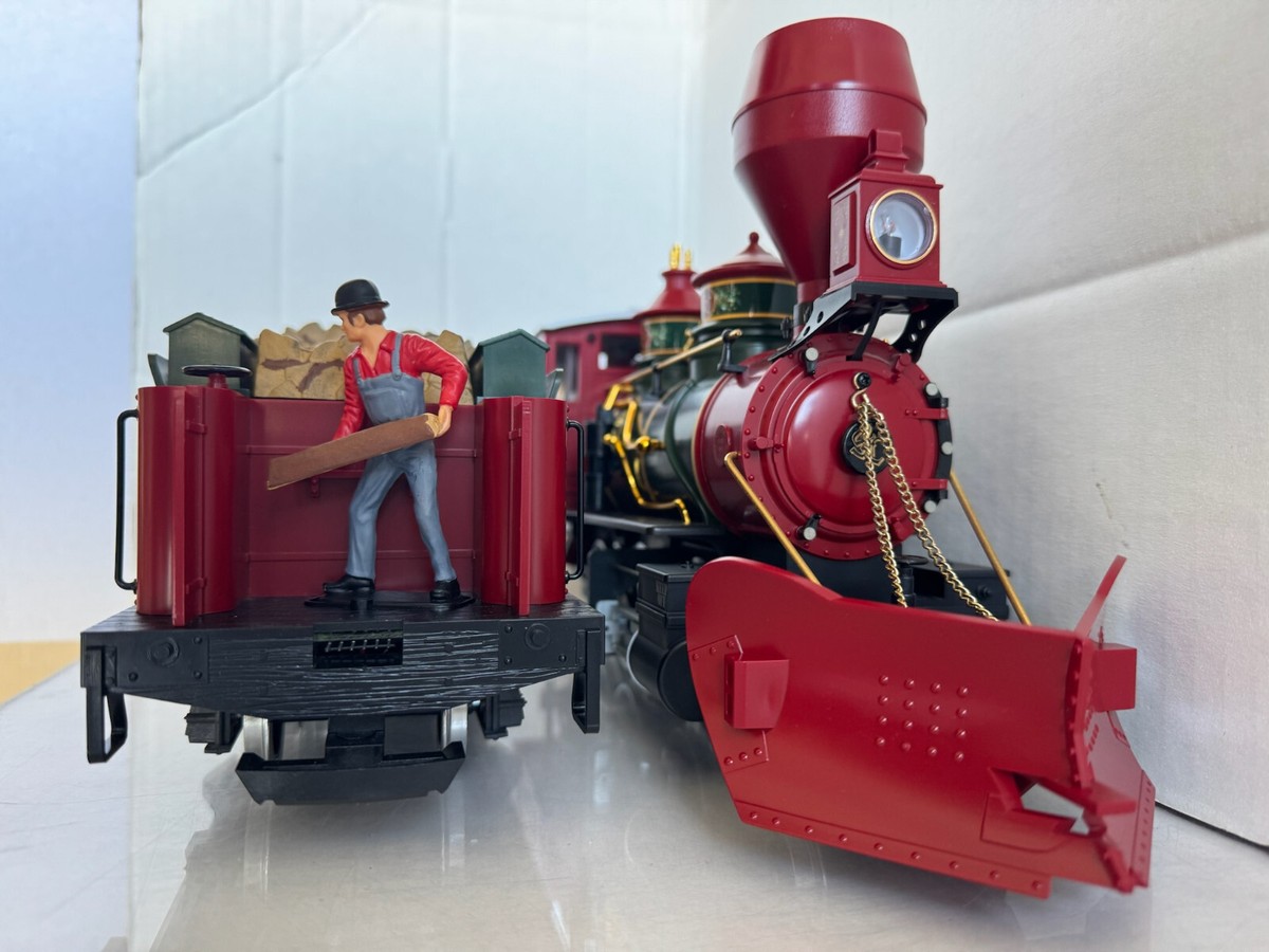 LGB 27182 34805 34815 44755 - Christmas Mogul sound + passenger