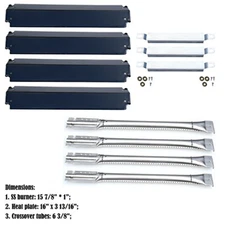 Charbroil Gas Grill Replacement Parts Kit for Burners and Heat Plates