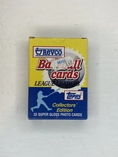 1988 Topps Revco League Leaders Complete 33 Card Set Ryan, McGwire, Puckett