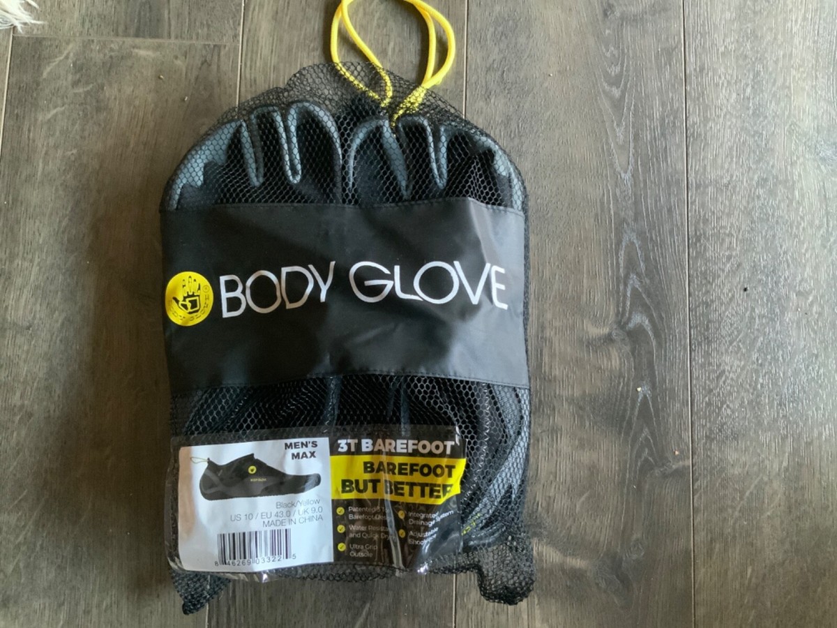 Body Glove Men's 3T Barefoot Max Beach Pool Water Shoes Black