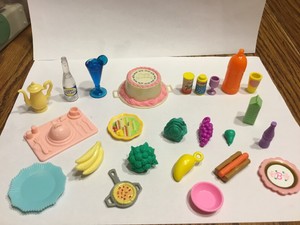 barbie play food