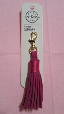 BOND & CO TASSEL ACCESSORY FOR DOG LEASHES   NEW PURPLE