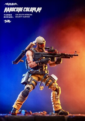 Joytoy 1/18 CIA Bounty Hunter Cold play NIB US seller Acid rain planet Green