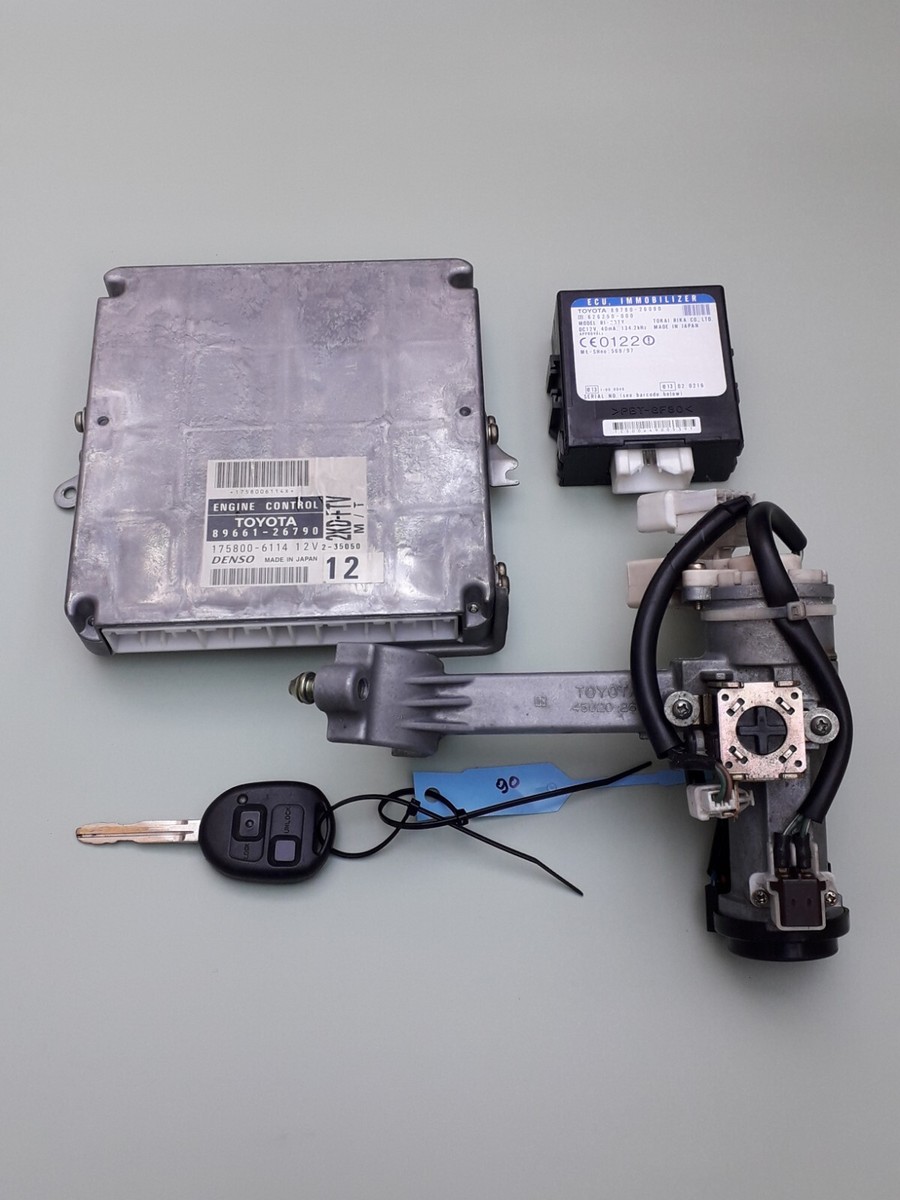 Toyota Hiace D4D Ecu 89661-26790 Ignition Lock Immobilizer Key | eBay
