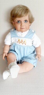 Boy doll blond hair blue eyes toddler baby 24 inches girl adora ble cute