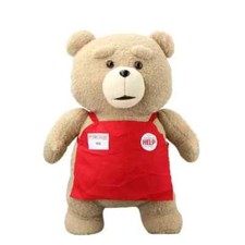 46cm TED Plush Movie Teddy Bear TED 2 Plush Doll Toys In Apron styles Soft