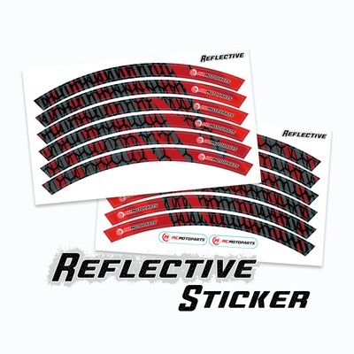 Reflective Wheel Stripes Sticker FK039 For Kawasaki VULCAN 650 EN650 Z900 Ninja