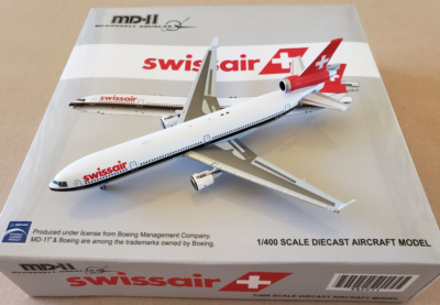 1:400 JC Wings McDonnell Douglas MD-11 Swissair HB-IWI | eBay