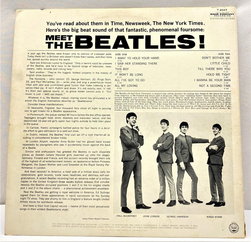 Meet The Beatles The First Album by England's Phenomenal Pop Combo