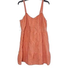 An Ultra Flirt Plus Sized Dress Eyelet Sleeveless Cottagecore Summer Babydoll 3X