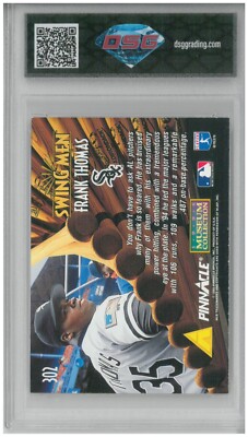 1995 Pinnacle FRANK THOMAS #302 Museum Collection Swing Men 💎 DSG