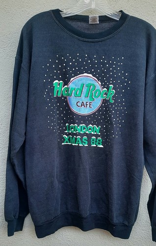 Vintage 80s Hard Rock Cafe London Xmas 