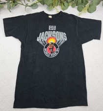 VTG Heavy Screen Stars Jackson World Tour ' 84 Size L Made in USA Pepsi
