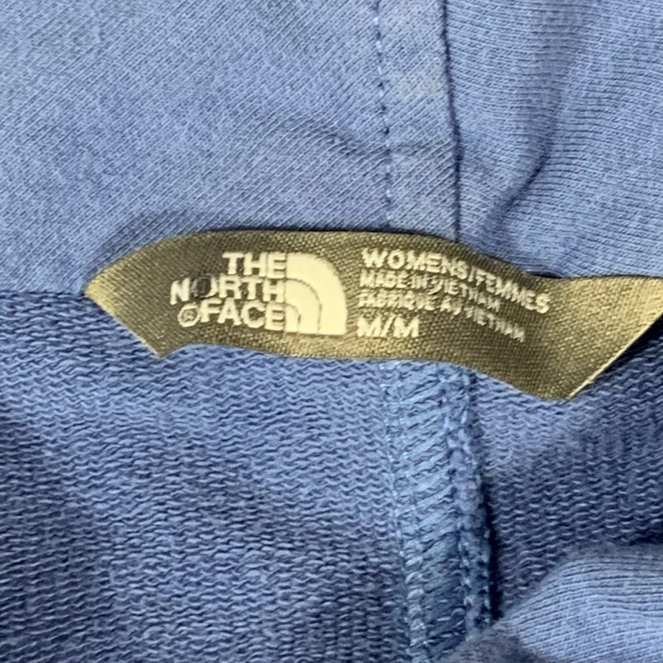 Sudadera para mujer The North Face azul medio cremallera completa cuello defectos de senderismo Foto 3 de 4