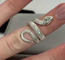 925 Silver Snake Ring New