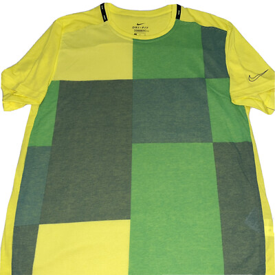 Nike Men’s Dri-Fit Training Color Block T-Shirt Multicolor Sz Small  CJ4742-731