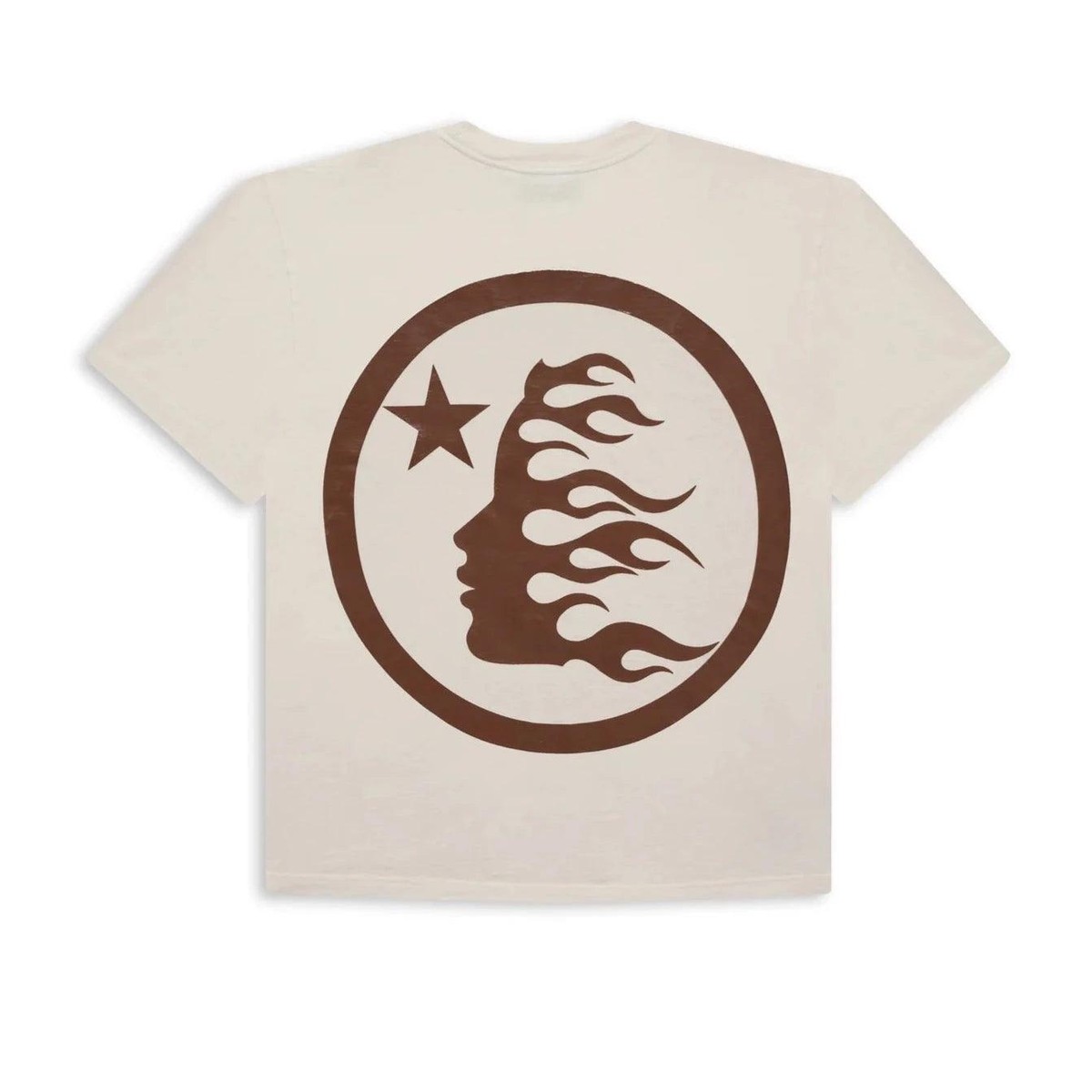 Hellstar Studios Classic Gel T-Shirt Beige Brown