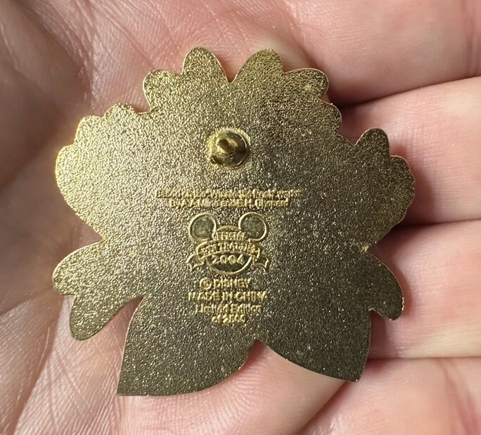 DISNEY WINNE THE POOH FLOWER Pin PURSUIT 2004  YELLOW HONEYSUCKLE LE 2500 - Image 2 of 3