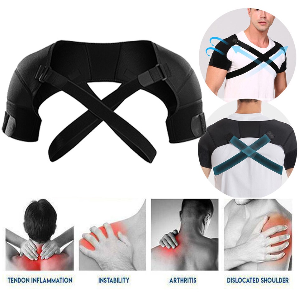 Left/Right Shoulder Brace Rotator Cuff Support Injury Dislocated