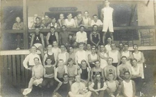 C-1910 Alhambra California Sports Team Group Photo Postcard RPPC 25-620