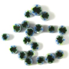 Christmas Tree Murrine SP14101-96 Millefiori COE 96 Glacial Art Glass Fusing