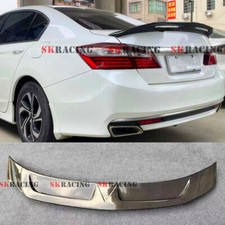 For 2013-2017 Honda Accord Sedan Real Carbon Fiber Rear Trunk Wing Spoiler Lip For 2013-2017 Honda Accord Sedan Real Carbon Fiber Rear Trunk Wing Spoiler Lip