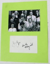 Andy Marzich Professional Bowler Hand Signed Autographed 3X5 Card Photo Set Mat