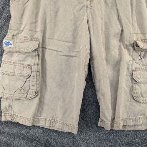 Lee Dungarees Boys Loose Cargo Shorts Tan Size 18 Cotton Pockets Sure 2 Fit - Picture 7 of 14