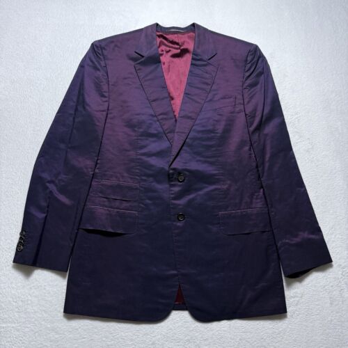 Gucci Two Piece Suit Set Men’s US Size 40L Silk Blend Made In Italy EU 50 - Picture 2 of 16