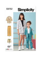 Simplicity 9762 Kinder- Und MäDchenjacke Hosen Shorts NäHmuster GrößEn 3-6 7-14