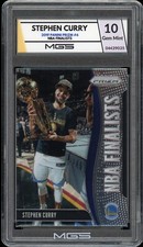 2019 Panini Prizm Stephen Curry Prizm #6 MGS GRADED 10 Gem Mint NBA FINALISTS