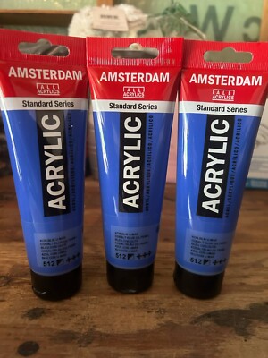 Lot of 3 -  Amsterdam All Acrylic Paint #512 Standard 4.1oz (3 pack)