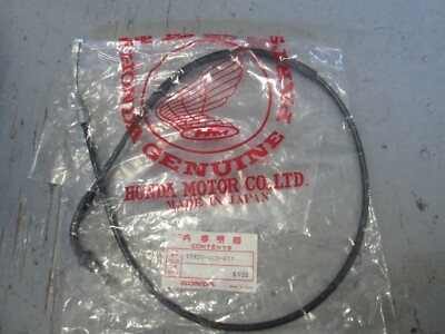 VINTAGE NOS OEM CB250N / CB400N THROTTLE CABLE 17920-443-611