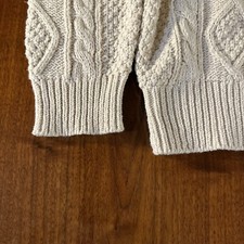 polo ralph lauren cable knit sweater mens L