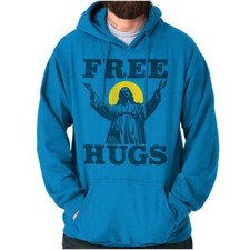 Christian Faith Religious Jesus Free Hugs Hoodie Hooded Sweatshirt Men Women