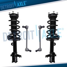 Front Struts w/ Coil Spring Assembly Sway Bar Links for 2007 - 2012 Acura RDX
