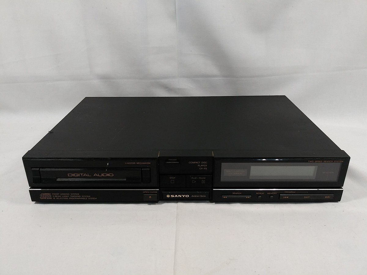Sanyo Compact Disc Player CP V6 Parts or Repair. Powers On Sanyo Compact Disc Player CP V6 Parts or Repair. Powers On