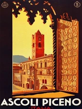 Decoration Poster.Home interior.Room Wall decor.Ascoli Piceno.Italy travel.11041