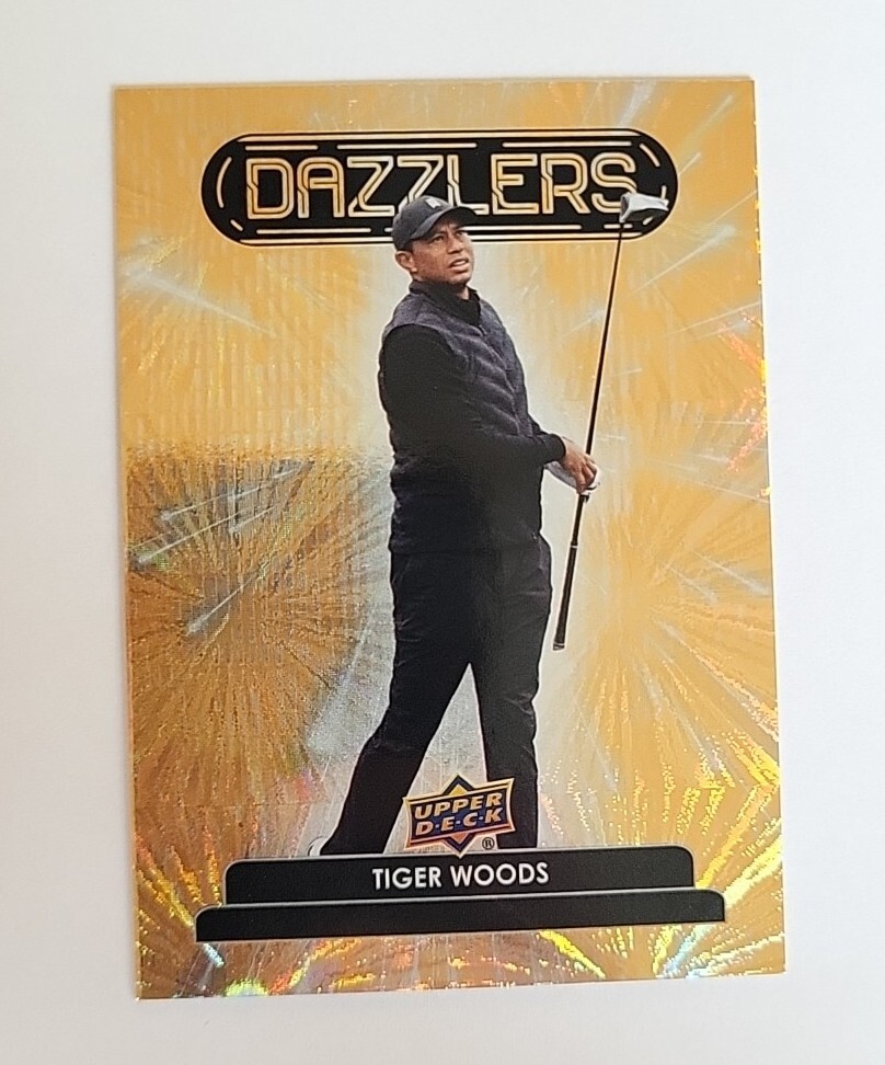 2024 Upper Deck Golf Tiger Woods Dazzlers Orange SP | eBay