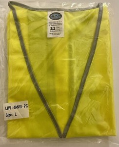 (7) CSS Class 2 Level 2 Safety Vests 100% Polyester ANSI/ ISEA 107-2004 Size L