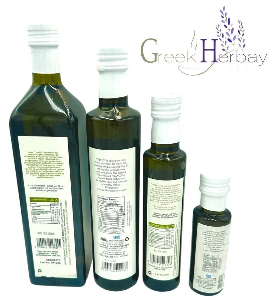 Greek Extra Virgin Olive Oil 250ml - 1.Lt - Image 2 of 2