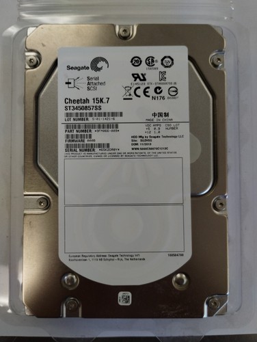 Seagate 450GB SAS Serial Attached Scsi Drive 15K Rpm Cheetah ST3450857SS